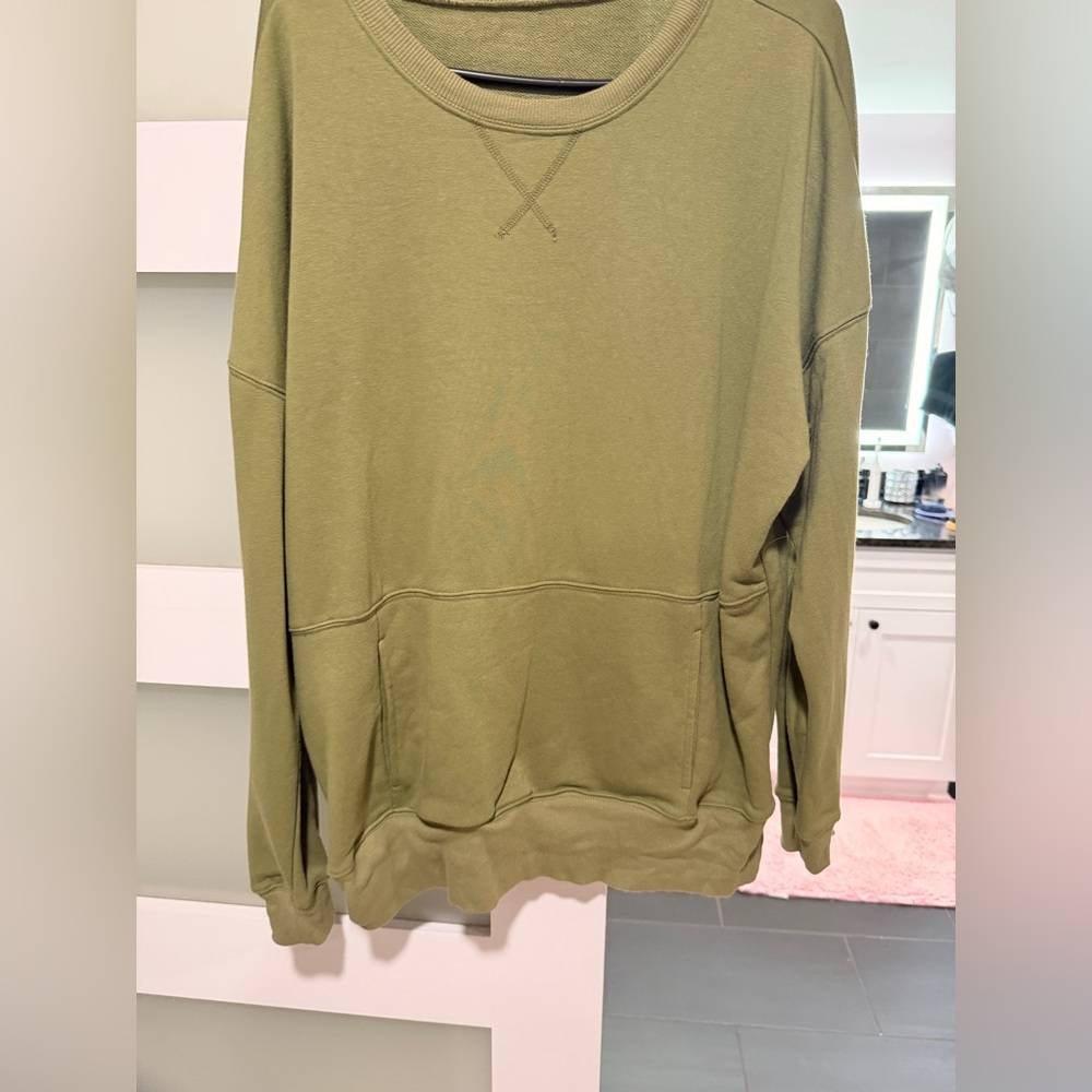 Women's Green Sweatshirt Large